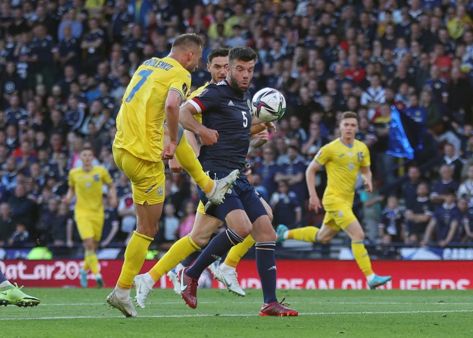 Andriy Yarmolenko put Ukraine ahead after 33 minutes