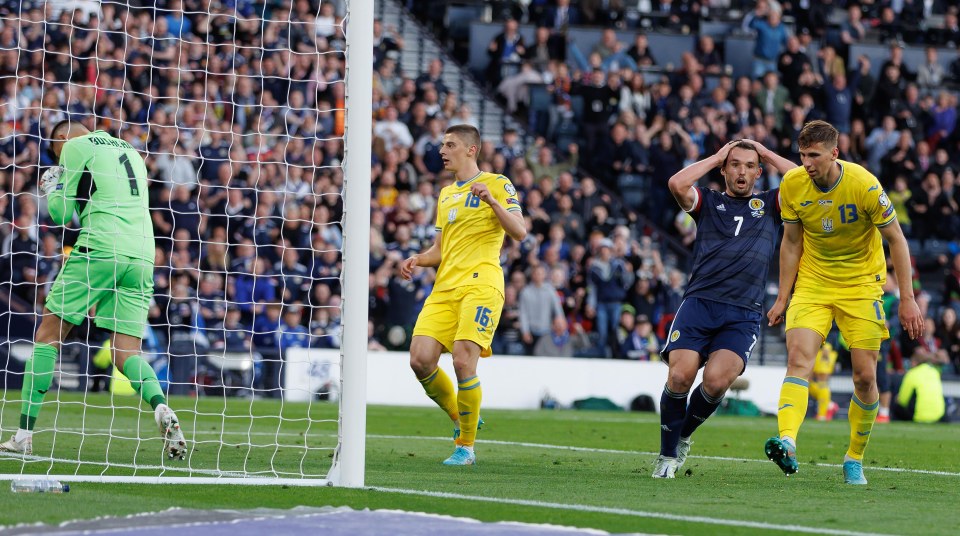 John McGinn was guilty of a horrendous point-blank miss with a header