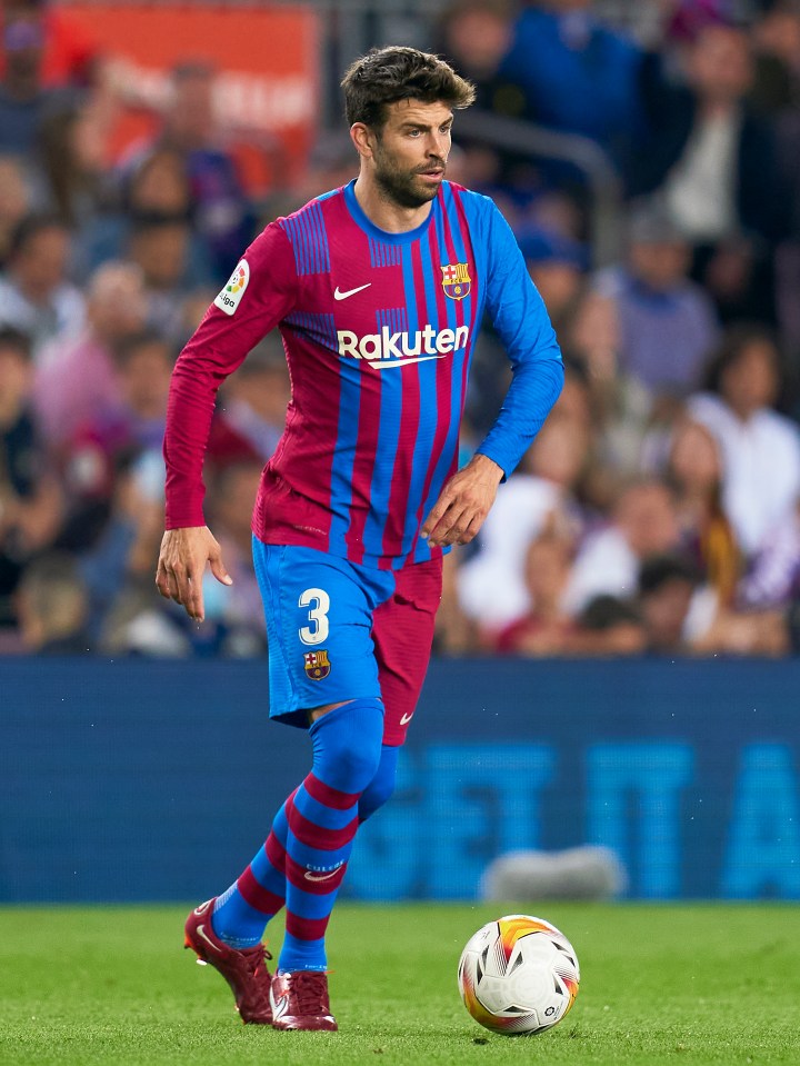 Barcelona defender Pique is said to have strayed from his longtime partner