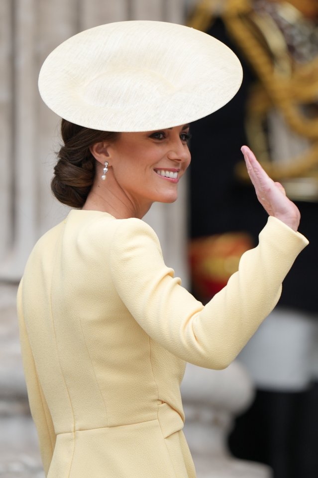 The Duchess of Cambridge turned to one of her favourite designers for the occasion