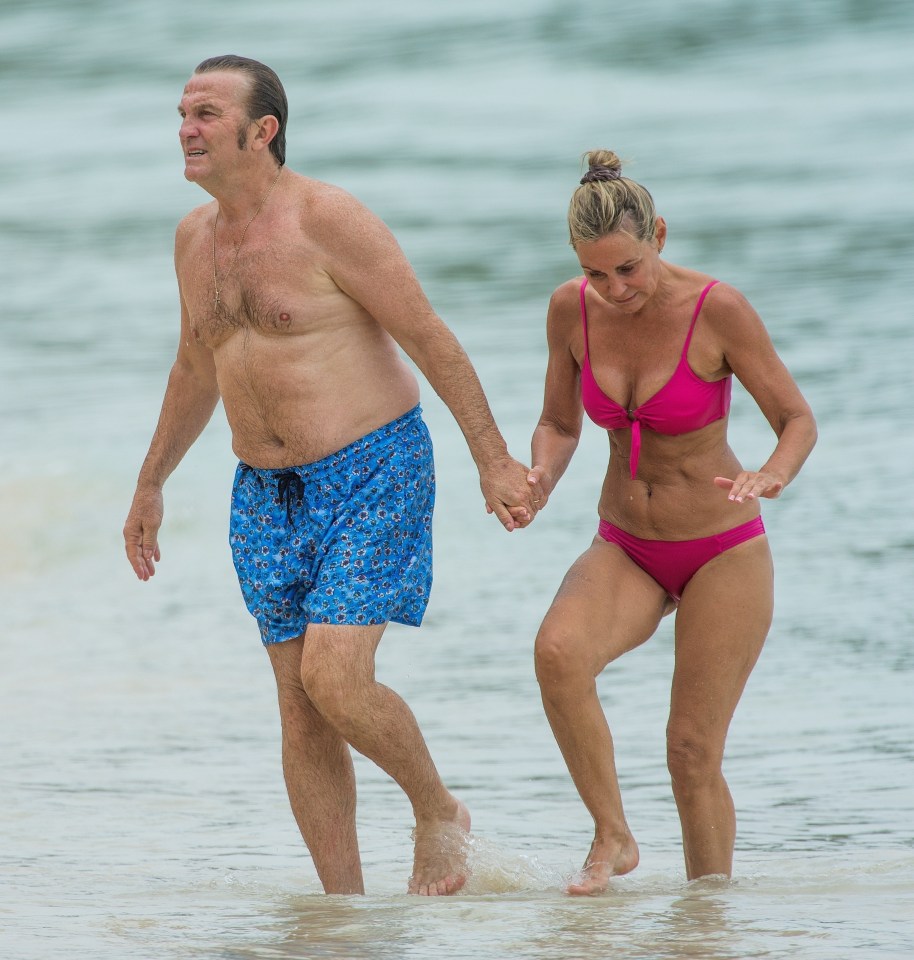 The Chase host Bradley Walsh is on holiday with his wife Donna Derby