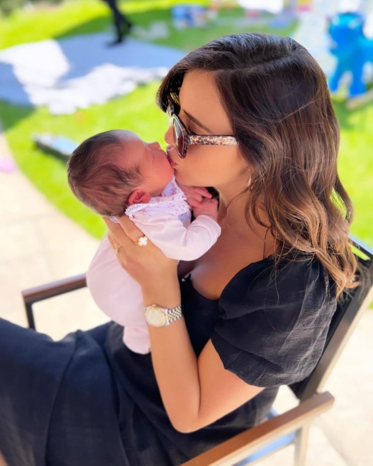 Lucy Mecklenburgh has posted a picture with her baby daughter