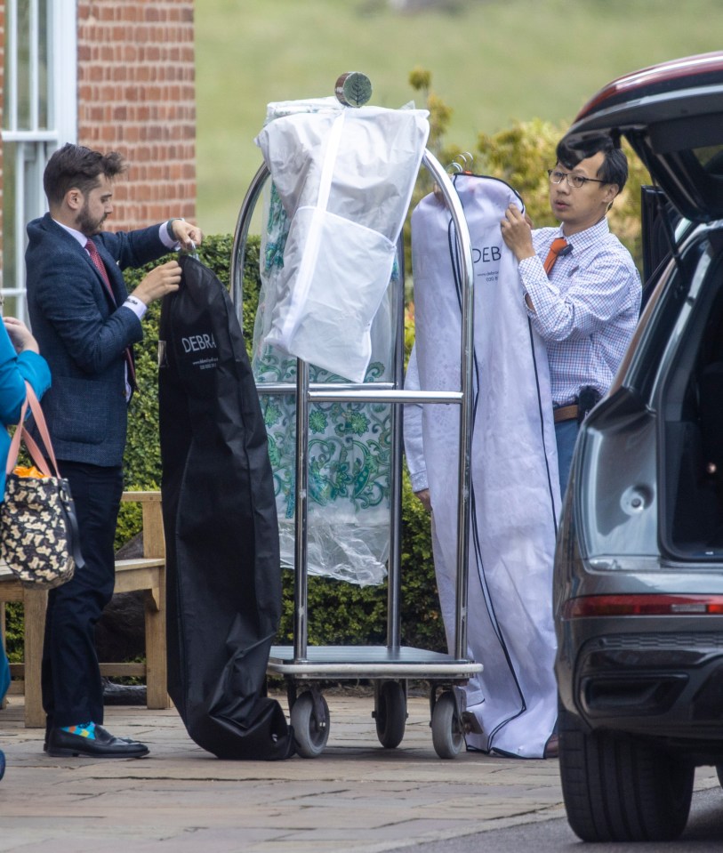 More outfits being unloaded in time for the ceremony