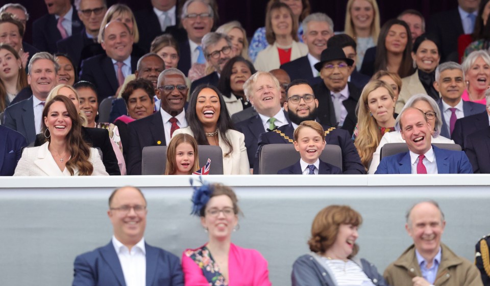 Princess Charlotte and Prince George's adorable reaction to their granny pulling a sandwich out of her bag was captured on camera