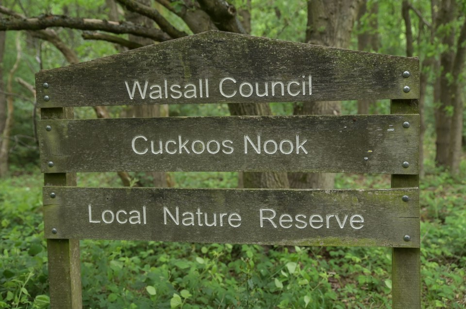 Cops rushed to Cuckoo's Nook Nature Reserve in Walsall after the grim discovery