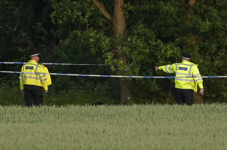 Cops have cordoned off the area and are treating the death as 'unexplained'