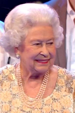 The Queen grinned after rolling her eyes at the event in 2018