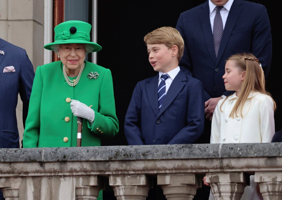 Princess Charlotte subtlety checked her great-grandmother was okay