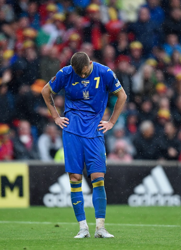 Ukraine lost 1-0 to Wales and Gareth Bale in Cardiff tonight.