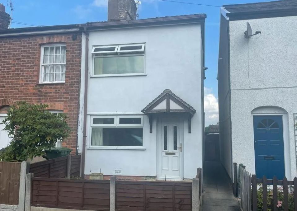 The asking price has been slashed on this two-bed terrace in Northwich