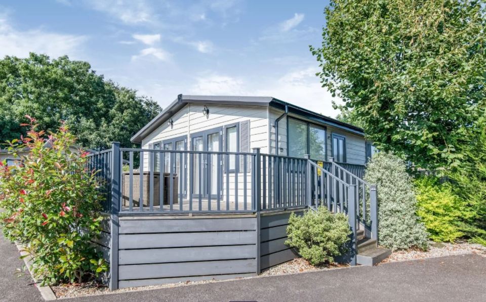 This three-bedroom lodge in Devon is now half price