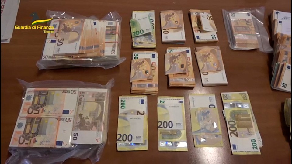 Police also uncovered nearly 2m Euros in cash