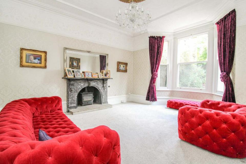 A large lounge features in the property