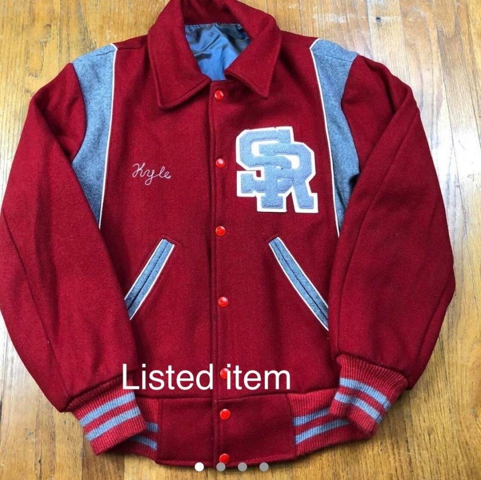 The jacket as it was listed on Depop