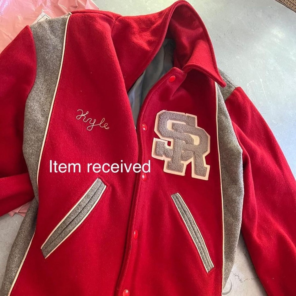 The buyer was wondering if they had been sent the right jacket, after it arrived red and grey