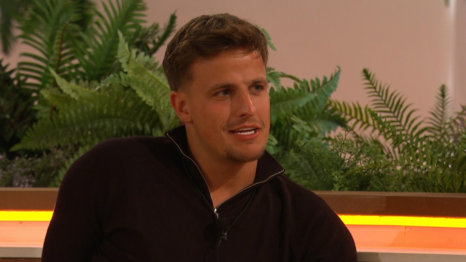 Love Island's Luca is not happy with Andrew