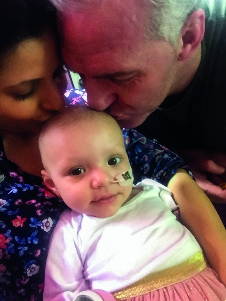 Her parents Anjna and Simon took her to hospital where she was diagnosed with a rare blood cancer