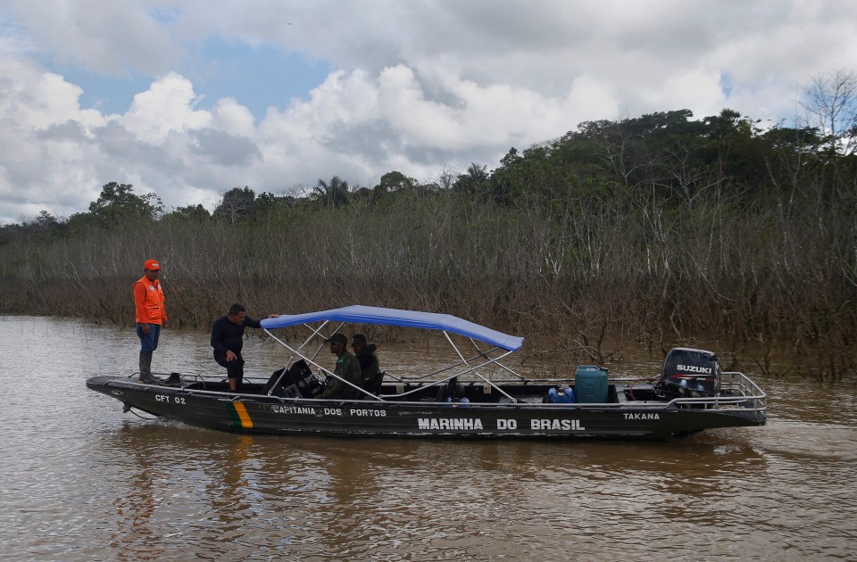 More than 250 personnel including divers are searching for the missing pair