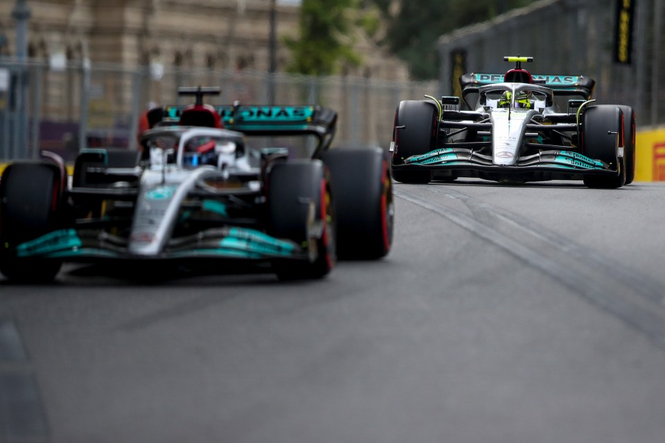 Both Mercedes drivers have struggled with bouncing problems