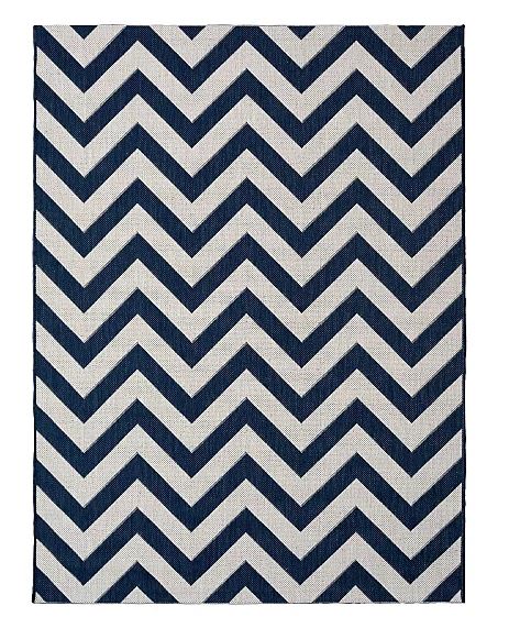 A brightly coloured, patterned rug can jazz up any patio, like this one from Asda, costing £20