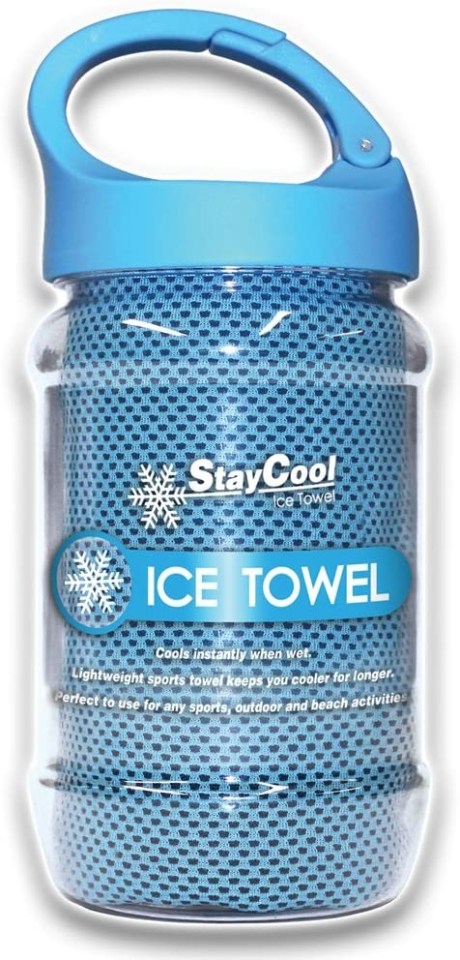 An ice towel will cool you down quick