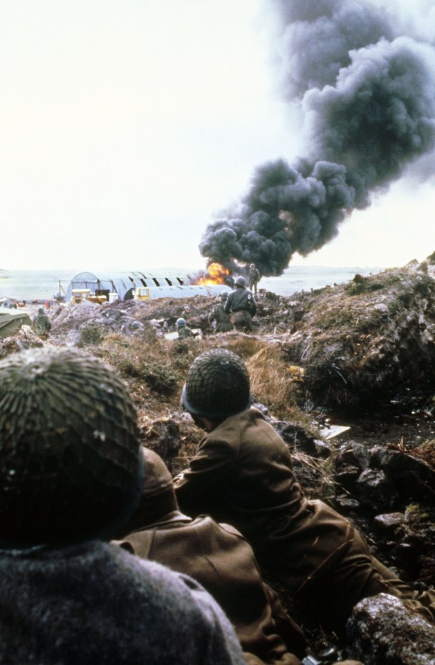 Port Stanley during the Falklands conflict back in 1982