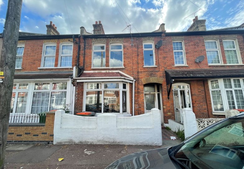 The three-bedroom home looks like a perfect family home from the outside