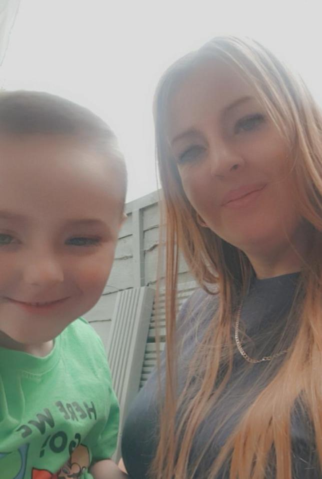 Mum Ellen Imeson was shocked to find her son Lenny wet and alone outside his nursery