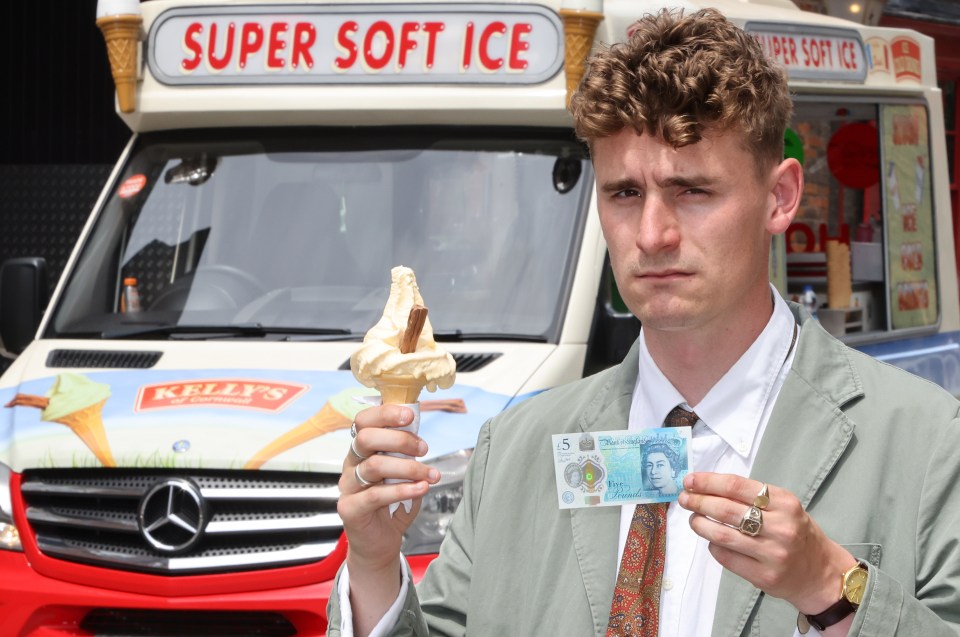 The Sun found the country’s most expensive 99 ice cream yesterday — selling for a fiver