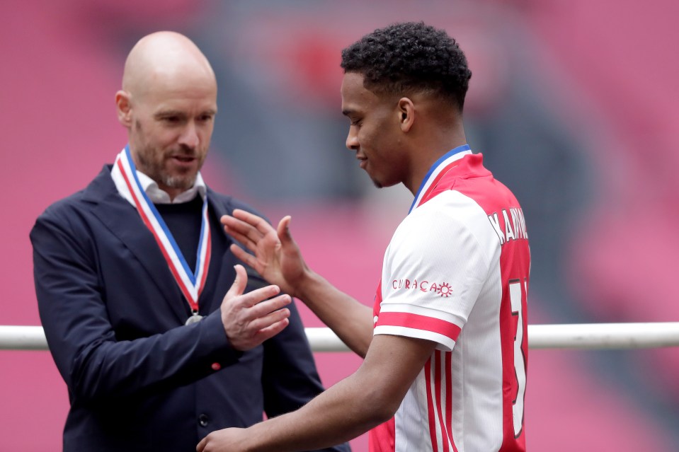 Ten Hag managed Timber at Ajax and won a Eredivisie together