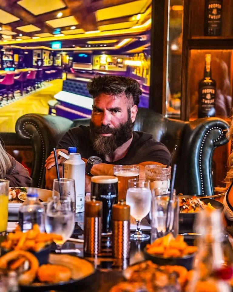 Bilzerian visited McGregor's Black Forge Inn pub