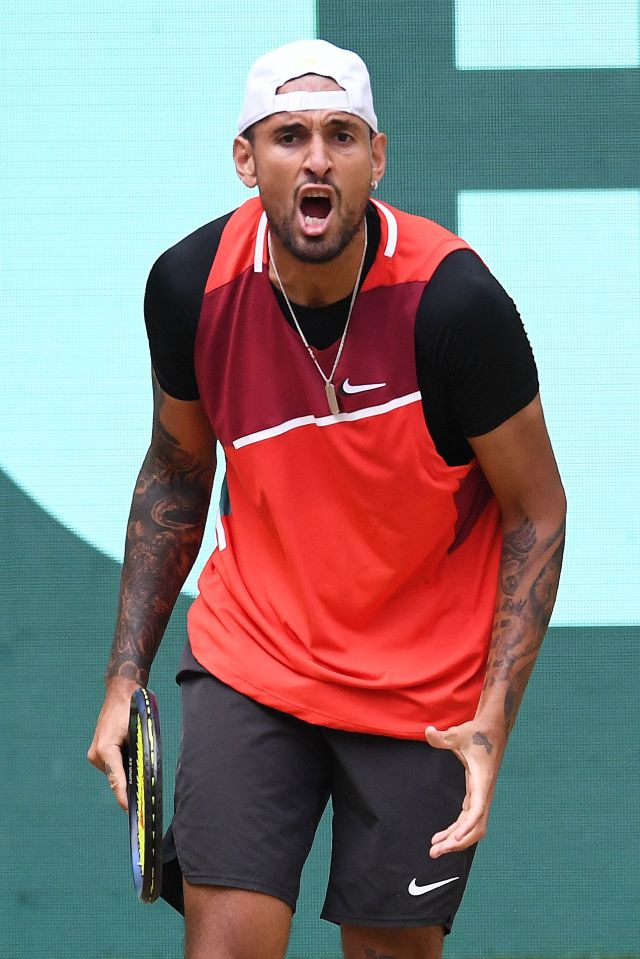 Nick Kyrgios strangely accused a ball boy of distracting him during his semi-final loss to Hubert Hurkacz