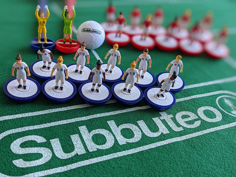 Subbuteo has released its first ever female football set — based on England’s Lionesses team