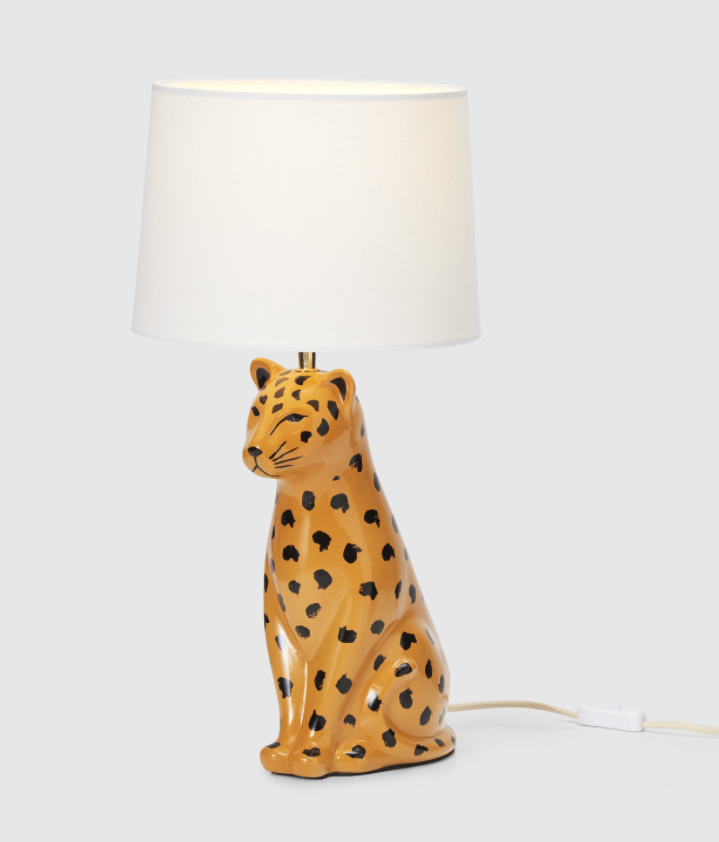 Made.com’s Raja Leopard Ceramic Table Lamp is just £58 - saving you £36.95