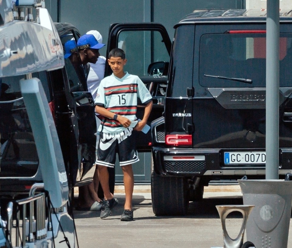 Cristiano Jr joined his dad days after celebrating his 12th birthday