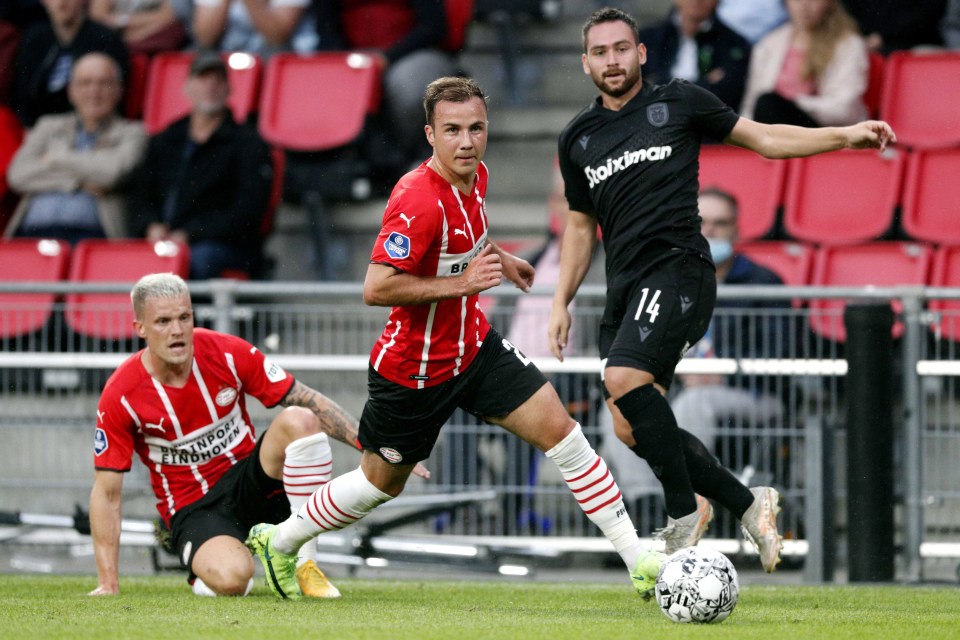 Gotze has swapped PSV for Eintracht Frankfurt this summer