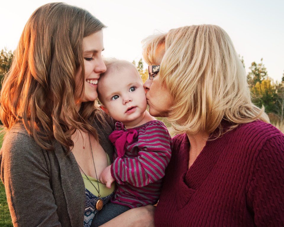 Melissa Kay became a grandma BEFORE her own mum [stock photo]