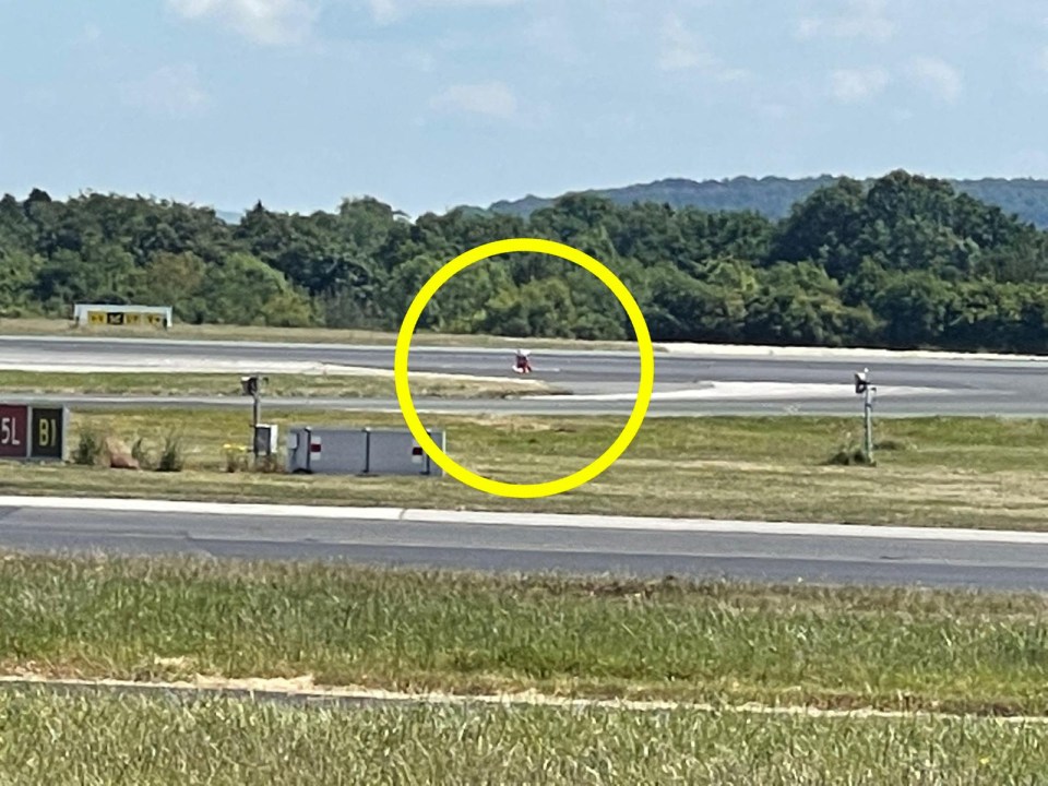 The Jet2 pilot averted disaster after spotting a Peppa Pig balloon on a busy runway at Manchester Airport