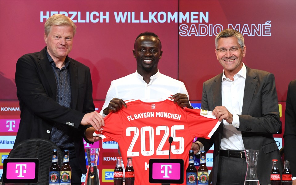 The Senegal hero was unveiled at Bayern Munich on Wednesday