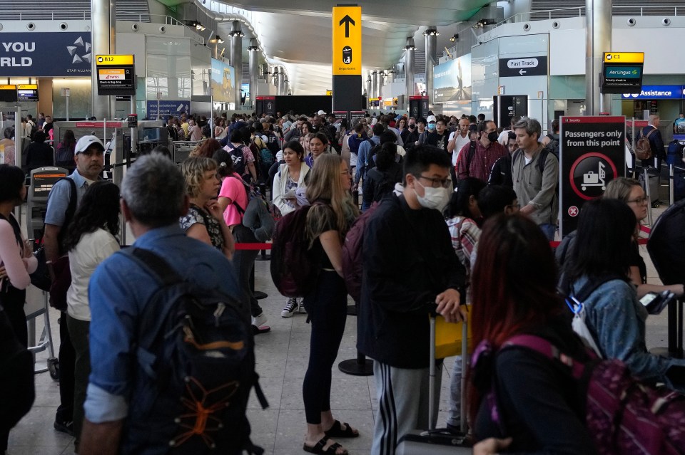 Travellers face chaos at London’s Heathrow Airport