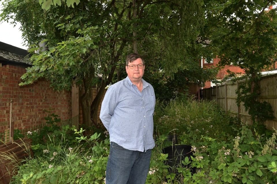 The father-of-two is calling on his local council to take action, and says he has been reporting the property for years