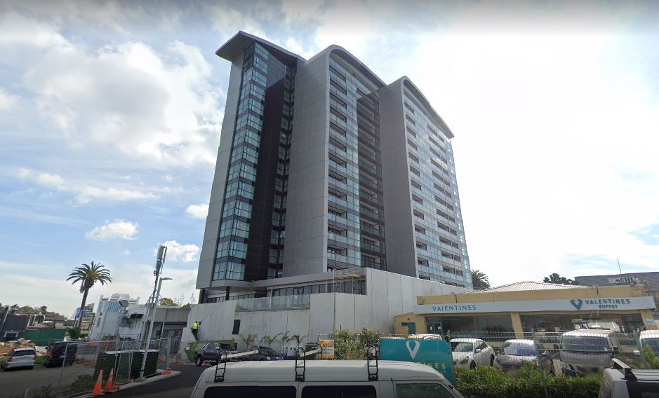 The tenant trashed a flat in this block in Auckland, New Zealand