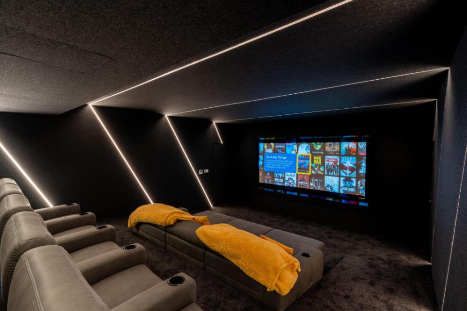 The fully sound proofed and air-conditioned cinema is a state-of-the-art purpose-built room