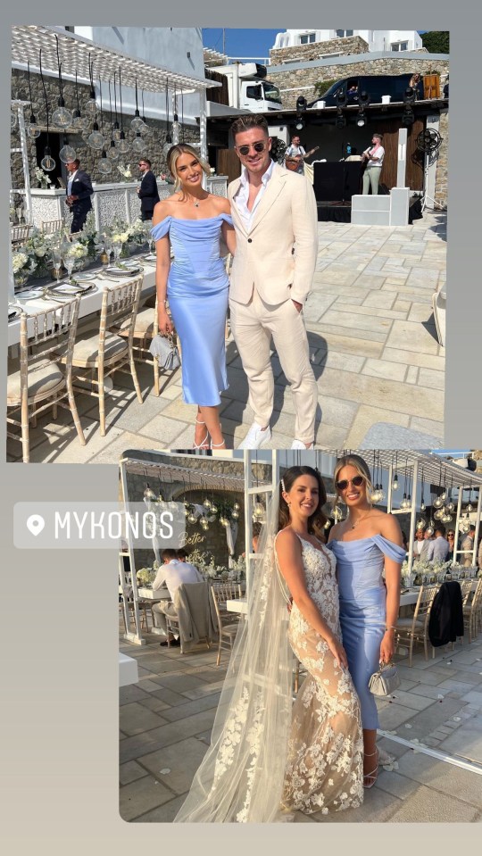 Grealish's partner Attwood took to social media to also share snaps