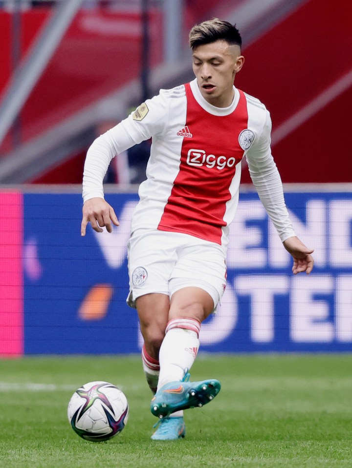 Ajax are demanding £43m for Martinez