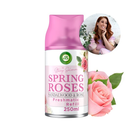 Air Wick Stacey Solomon Sandalwood & Rose 250ml room spray is two for £5 with your Tesco Clubcardd