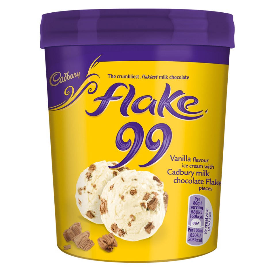 The cost of a Flake tub at Asda has shot up by 62.5%