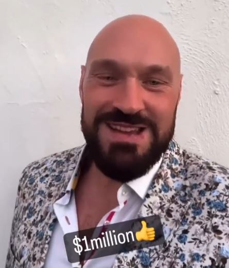 Tyson has bet Paul $1million that Tommy will inflict a first defeat on his professional record