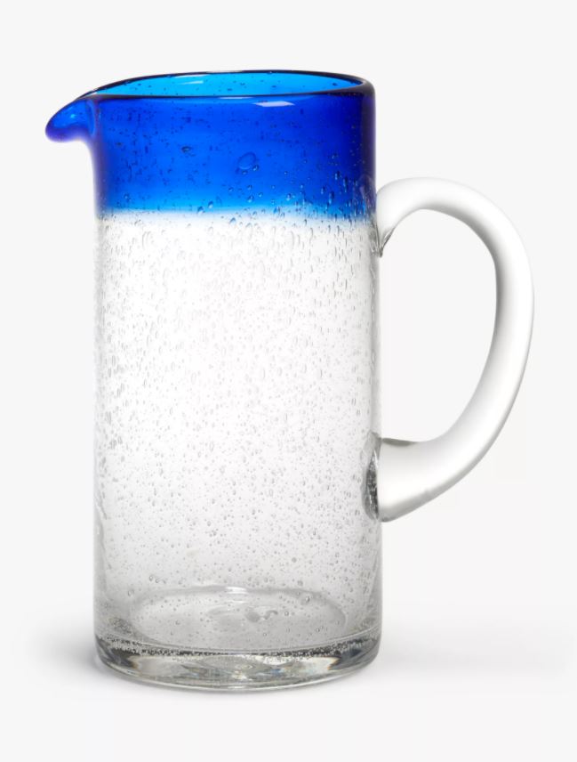 This Arles bubble glass jug is only £10 at John Lewis