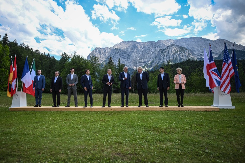 The situation in Ukraine was top of the agenda at the annual talks high in the Bavarian mountains